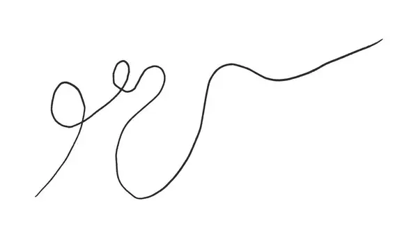 Beyaz arkaplanda siyah kalem darbeleri.