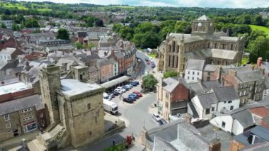 Northumberland, İngiltere 'deki Hexham Market Kasabası