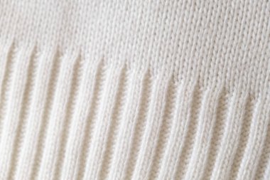 Beyaz örme kumaş arka plan