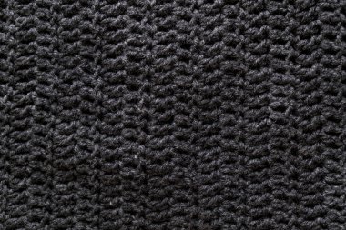 siyah kumaş dokusu.