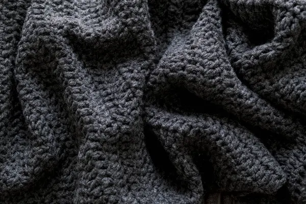 Örülmüş doku. koyu gri arkaplan.