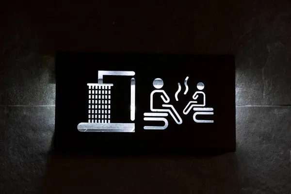 Şehirde bir otelin içinde. Banyo, spa, hamam