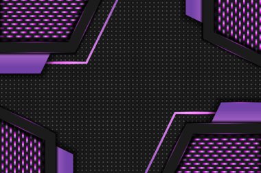 Mor Gradyan ile Modern Arkaplan