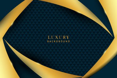 Lüks Arkaplan Soyut Dinamik Şekil Yeşil