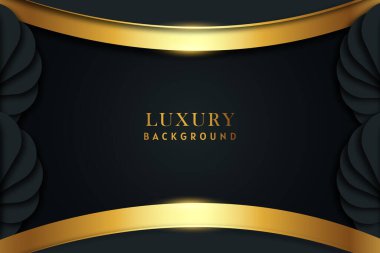 Lüks Altın Gri Arkaplan