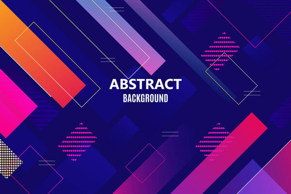 Gradiente Fondo Geométrico Abstracto — Vector de stock