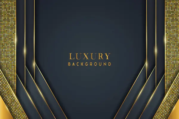 Lükslü Geometrik Altın Arkaplan