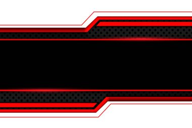 Parlak Kırmızı Gradyanlı Soyut Modern Arkaplan