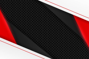 Parlak Kırmızı Gradyanlı Soyut Modern Arkaplan