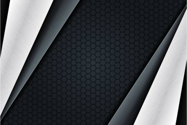 Soyut Modern Gümüş Çapraz Arkaplan