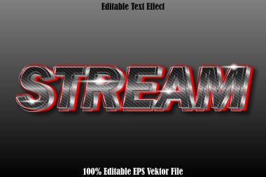 Düzenlenebilir Metin Efekti Yayını 3B Gradyan Biçimi