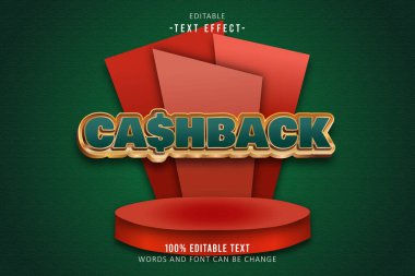 Nakit geri dönüştürülebilir metin efekti 3d modern kabartma