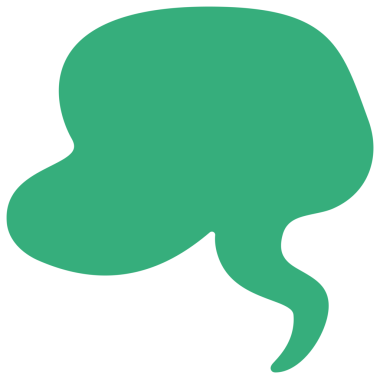 Renkli konuşma balonu, kabarcık metni, sohbet kutusu, mesaj kutusu çizgi film tasarımı