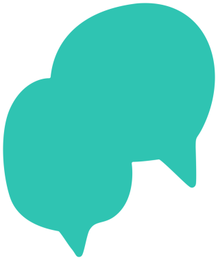 Renkli konuşma balonu, kabarcık metni, sohbet kutusu, mesaj kutusu çizgi film tasarımı