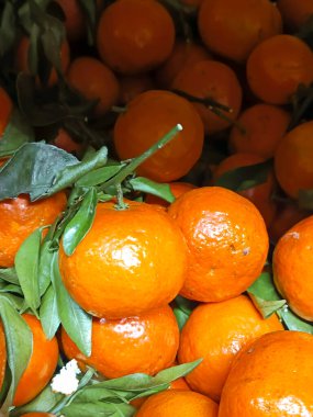 Markette bir kutu mandalina ve limon. Ekşi turunçgillerin faydaları. Mandalina seçmeyi.