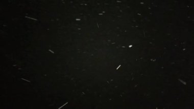 Geceleri gökyüzünden kar yağıyor. Gece kar yağışı. Kar fırtınası. Kötü hava koşulları.