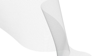 Soyut mavi dalgalı eğri çizgiler, gradyan teknoloji arka planı dokusu. Dijital veri görselleştirme. Teknoloji, iş, bilim konsepti. Pankart, sunum, şablon için kullan.