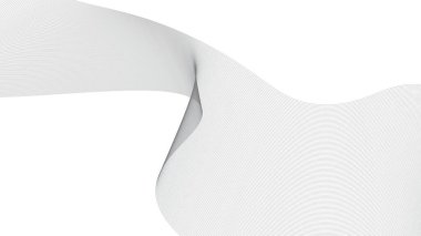 Soyut mavi dalgalı eğri çizgiler, gradyan teknoloji arka planı dokusu. Dijital veri görselleştirme. Teknoloji, iş, bilim konsepti. Pankart, sunum, şablon için kullan.