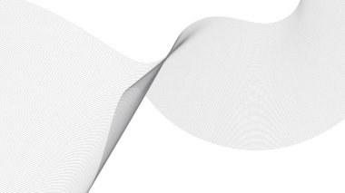 Soyut mavi dalgalı eğri çizgiler, gradyan teknoloji arka planı dokusu. Dijital veri görselleştirme. Teknoloji, iş, bilim konsepti. Pankart, sunum, şablon için kullan.