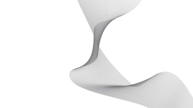 Soyut mavi dalgalı eğri çizgiler, gradyan teknoloji arka planı dokusu. Dijital veri görselleştirme. Teknoloji, iş, bilim konsepti. Pankart, sunum, şablon için kullan.