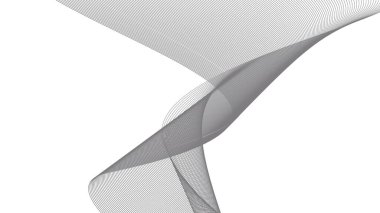 Soyut mavi dalgalı eğri çizgiler, gradyan teknoloji arka planı dokusu. Dijital veri görselleştirme. Teknoloji, iş, bilim konsepti. Pankart, sunum, şablon için kullan.