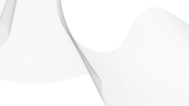 Soyut mavi dalgalı eğri çizgiler, gradyan teknoloji arka planı dokusu. Dijital veri görselleştirme. Teknoloji, iş, bilim konsepti. Pankart, sunum, şablon için kullan.