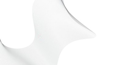 Soyut mavi dalgalı eğri çizgiler, gradyan teknoloji arka planı dokusu. Dijital veri görselleştirme. Teknoloji, iş, bilim konsepti. Pankart, sunum, şablon için kullan.