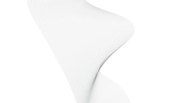 Soyut mavi dalgalı eğri çizgiler, gradyan teknoloji arka planı dokusu. Dijital veri görselleştirme. Teknoloji, iş, bilim konsepti. Pankart, sunum, şablon için kullan.