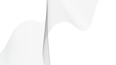 Soyut mavi dalgalı eğri çizgiler, gradyan teknoloji arka planı dokusu. Dijital veri görselleştirme. Teknoloji, iş, bilim konsepti. Pankart, sunum, şablon için kullan.