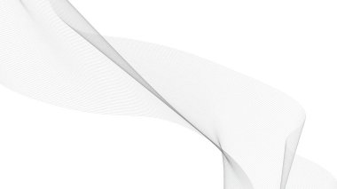 Soyut mavi dalgalı eğri çizgiler, gradyan teknoloji arka planı dokusu. Dijital veri görselleştirme. Teknoloji, iş, bilim konsepti. Pankart, sunum, şablon için kullan.