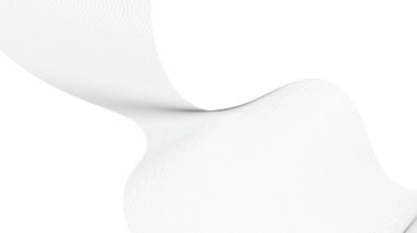 Soyut mavi dalgalı eğri çizgiler, gradyan teknoloji arka planı dokusu. Dijital veri görselleştirme. Teknoloji, iş, bilim konsepti. Pankart, sunum, şablon için kullan.