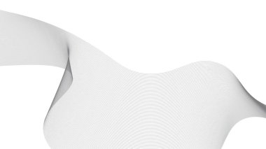 Soyut mavi dalgalı eğri çizgiler, gradyan teknoloji arka planı dokusu. Dijital veri görselleştirme. Teknoloji, iş, bilim konsepti. Pankart, sunum, şablon için kullan.