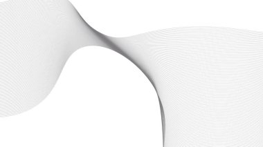 Soyut mavi dalgalı eğri çizgiler, gradyan teknoloji arka planı dokusu. Dijital veri görselleştirme. Teknoloji, iş, bilim konsepti. Pankart, sunum, şablon için kullan.