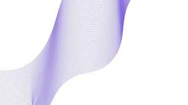 Parlak mavi dalgalı çizgileri olan soyut bir kompozisyon. Mavi dalga çizgileri olan mavi arkaplan. Dalga eğrisi ışık dinamik hareketi çakışıyor. afiş, broşür, web, reklam, poster, kart, kapak.