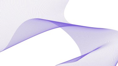 Parlak mavi dalgalı çizgileri olan soyut bir kompozisyon. Mavi dalga çizgileri olan mavi arkaplan. Dalga eğrisi ışık dinamik hareketi çakışıyor. afiş, broşür, web, reklam, poster, kart, kapak.