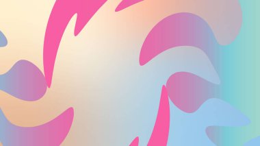 Dalgalı pastel gradyan akış şekli arka plan iniş sayfası. Kapak, poster, el ilanı, sunum, reklam, afiş için modern renk mavi, yeşil ve turuncu karışımı arka plan tasarımları