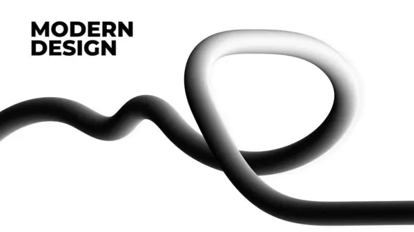 Renkli Gradyan 3d şekilli dalgalı şekil gökkuşağı modern arka plan. Beyaz arkaplanda yaratıcı kapak tasarımı için en küçük biçim.