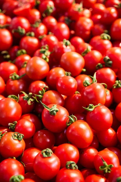 stock image raw tomatoes on market show window. High quality photo