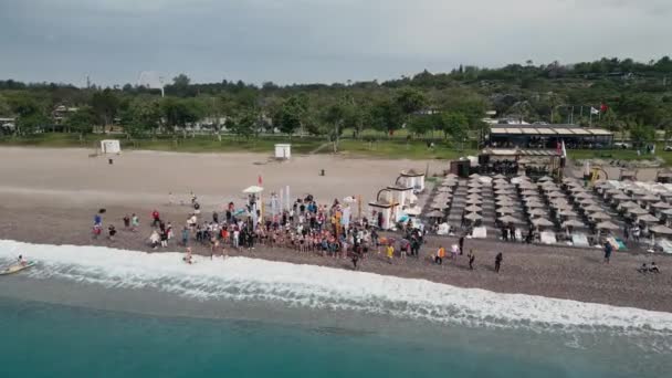 Maio 2023 Antalya Turquia Massa Começar Nadar Águas Abertas Imagens — Vídeo de Stock
