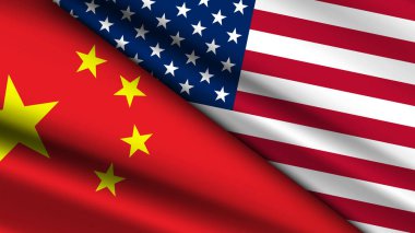 ABD ve Çin 'in iki bayraklı yüksek kalite geçmişi