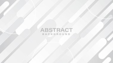 Gradyan Geometrik Şekillere sahip Beyaz Arkaplan Tasarım Vektörü