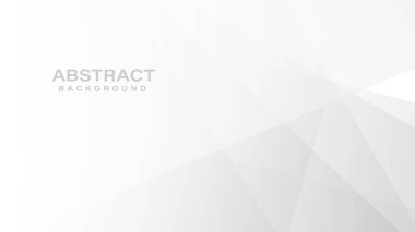 Gradyan Geometrik Şekillere sahip Beyaz Arkaplan Tasarım Vektörü