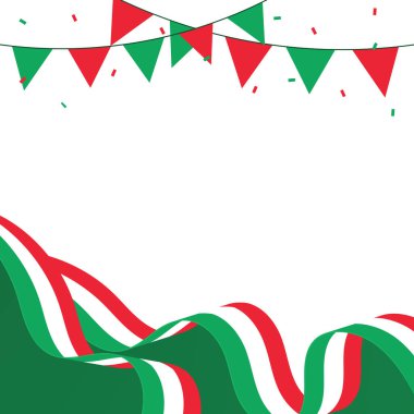 Ulusal Günler ve Şenlikler için Güzel Meksika Tasarımı