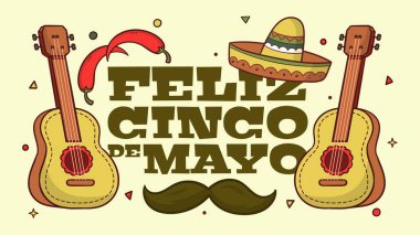 Ulusal Günler ve Şenlikler için Güzel Meksika Tasarımı