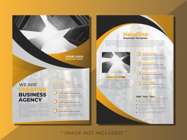 Business Flyer Template can be used Business Marketing clipart