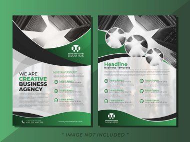 Business Flyer Şablonu İş Pazarlama 'da kullanılabilir