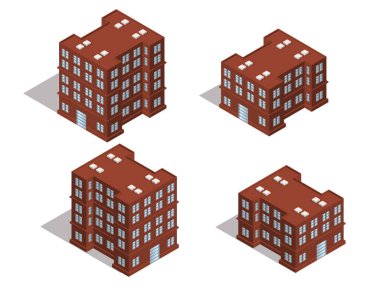 Isometric Binalarının Canlı Koleksiyonu