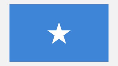Orijinal Renkli SOMALIA Bayrağı