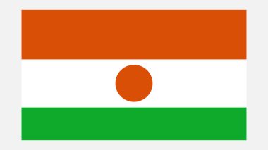 NIGER Flag with Original color clipart