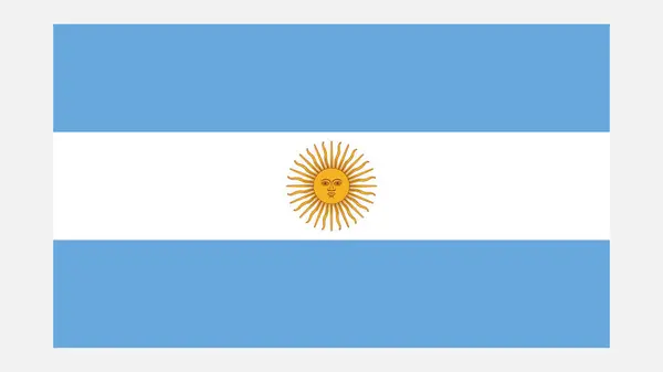 Orijinal Renkli ARGENTINA Bayrağı